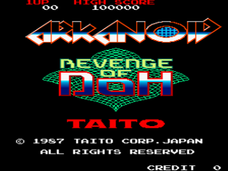Screenshot Thumbnail / Media File 1 for Arkanoid - Revenge of DOH (World)