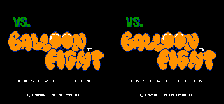 Screenshot Thumbnail / Media File 1 for Vs. Balloon Fight (set BF4 A-3)