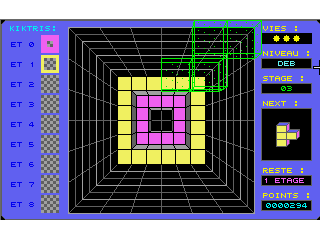 Screenshot Thumbnail / Media File 1 for Kiktris 2D & 3D (1994)(Reverdy, Philippe)(fr)(PD)