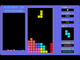 Screenshot Thumbnail / Media File 1 for Kiktris 2D & 3D (1994)(Reverdy, Philippe)(fr)(PD)