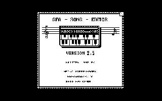 Screenshot Thumbnail / Media File 1 for GFA Song-Editor (1992-09-13)(IDL Software GmbH)(de)(PD)