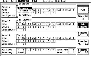 Screenshot Thumbnail / Media File 1 for GFA Song-Editor (1992-09-13)(IDL Software GmbH)(de)(PD)