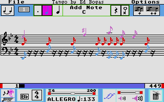 Screenshot Thumbnail / Media File 1 for Music Studio, The (1986)(Activision)
