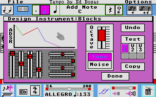 Screenshot Thumbnail / Media File 1 for Music Studio, The (1986)(Activision)