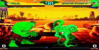 Screenshot Thumbnail / Media File 1 for Marvel Super Heroes Vs. Street Fighter (Euro 970625)