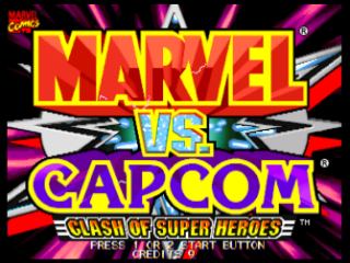 Screenshot Thumbnail / Media File 1 for Marvel Vs. Capcom: Clash of Super Heroes (Euro 980123)