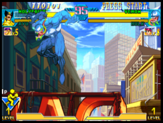 Screenshot Thumbnail / Media File 1 for Marvel Vs. Capcom: Clash of Super Heroes (Euro 980123)