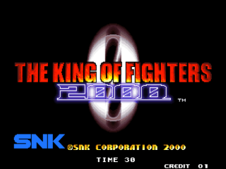 Screenshot Thumbnail / Media File 1 for The King of Fighters 2000 (Not Encrypted P, Decrypted C) (Non-MAME)