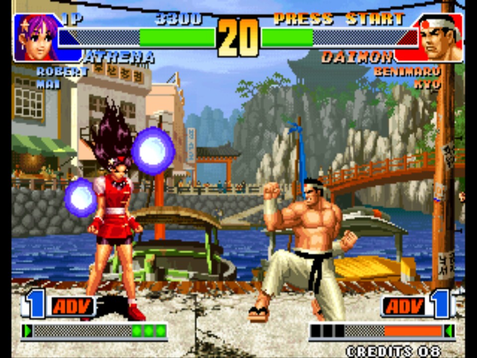 Play Arcade The King of Fighters '98 - The Slugfest / King of Fighters '98  - dream match never ends (Korean board) Online in your browser 