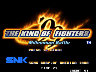 Screenshot Thumbnail / Media File 1 for The King of Fighters '99: Millenium Battle (Decrypted C) (Non-MAME)