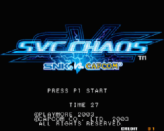 Screenshot Thumbnail / Media File 1 for SNK vs. Capcom: SVC Chaos (Decrypted C) (Non-MAME)