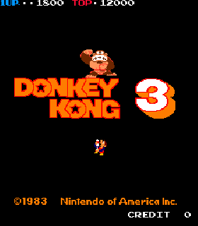Screenshot Thumbnail / Media File 1 for Donkey Kong 3 (US)
