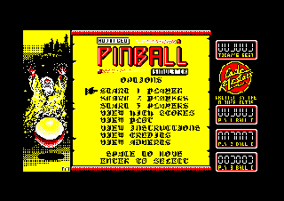 Screenshot Thumbnail / Media File 1 for Advanced Pinball Simulator (UK) (1988)