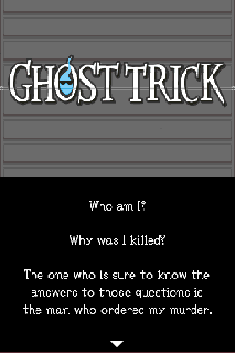 Screenshot Thumbnail / Media File 1 for Ghost Trick - Phantom Detective (U)
