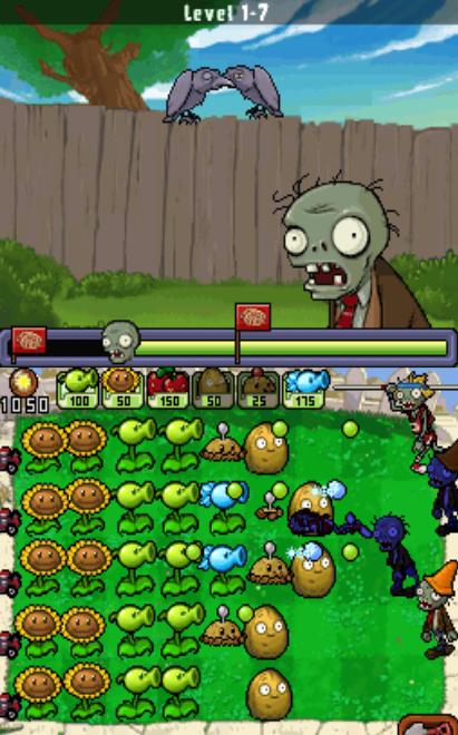 plants vs zombies ds