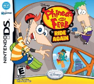 Screenshot Thumbnail / Media File 1 for Phineas and Ferb - Ride Again (DSi Enhanced) (U)