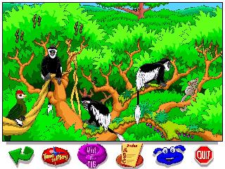 Screenshot Thumbnail / Media File 1 for Let's Explore the Jungle with Buzzy (CD Windows)