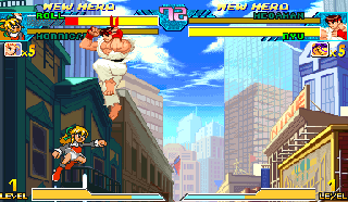 Screenshot Thumbnail / Media File 1 for Marvel Vs. Capcom: Clash of Super Heroes (Asia 980112)