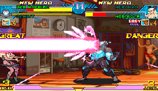 Screenshot Thumbnail / Media File 1 for Marvel Vs. Capcom: Clash of Super Heroes (USA 980123)