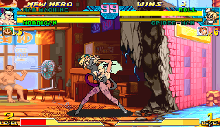 Screenshot Thumbnail / Media File 1 for Marvel Vs. Capcom: Clash of Super Heroes (Euro 980123)