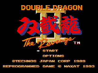 Screenshot Thumbnail / Media File 1 for Double Dragon 2 - The Revenge (NTSC-J)