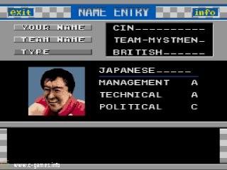 Screenshot Thumbnail / Media File 1 for F1 Team Simulation Project F (NTSC-J)