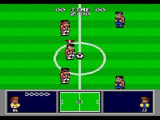 Screenshot Thumbnail / Media File 1 for Nekketsu Koukou Dodgeball Bu - Soccer Hen (NTSC-J)