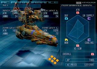 Screenshot Thumbnail / Media File 1 for Armored Core - Nexus (USA) (Disc 2) (Revolution)
