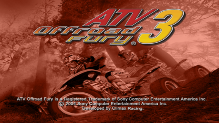 ATV Offroad Fury 3 - PlayStation 2 Racing Game With Multiplayer & Mini-Games