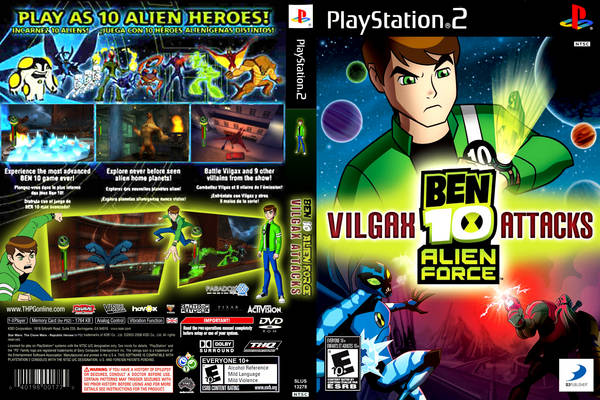 psp ben 10 vilgax attacks