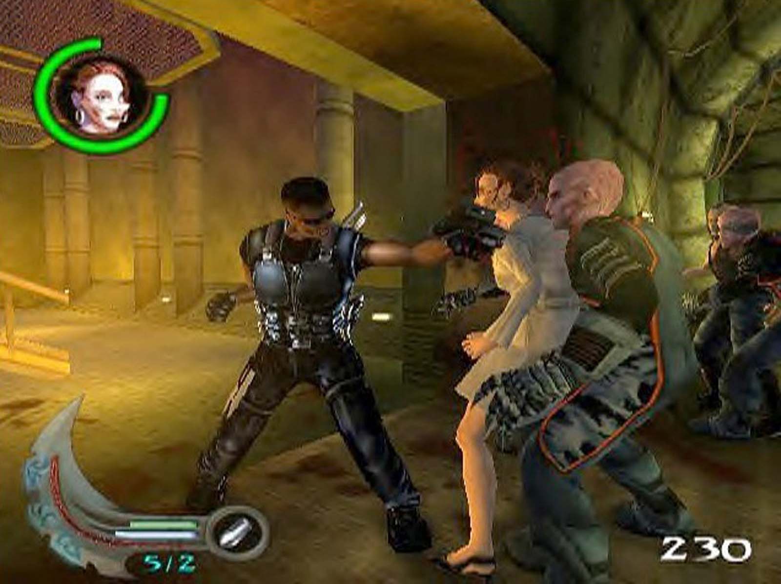 blade 2 video game on pcsx2 emulator