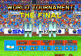 Screenshot Thumbnail / Media File 1 for Neo-Geo Cup '98 - The Road to the Victory