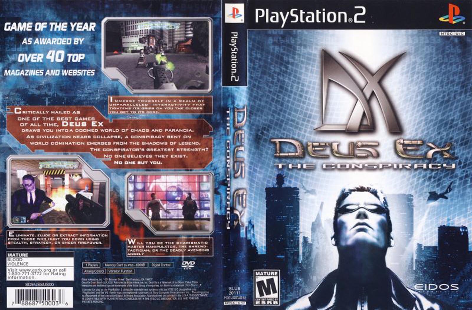 Deus Ex - The Conspiracy (USA) ISO