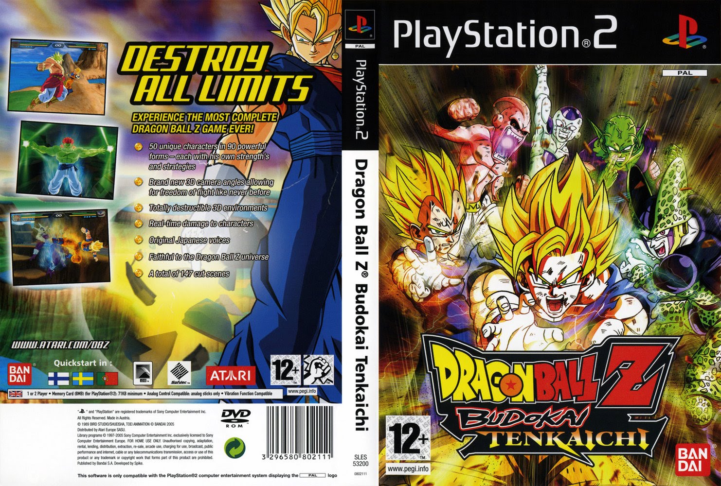 dragon ball z shin budokai tenkaichi 3 psp iso