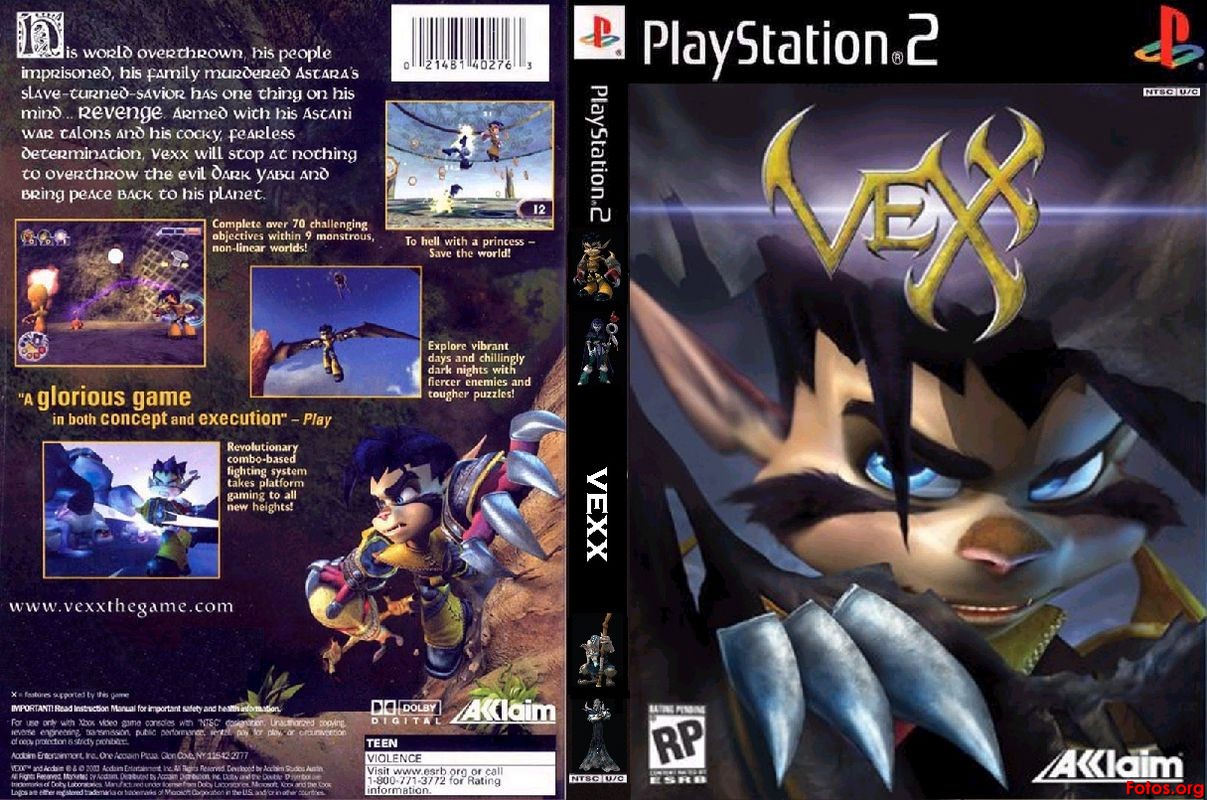 Jogo Vexx - PS2 - MeuGameUsado