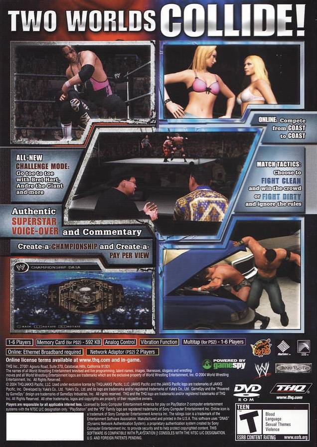 WWE SmackDown! vs. Raw (USA) PS2 ISO - CDRomance
