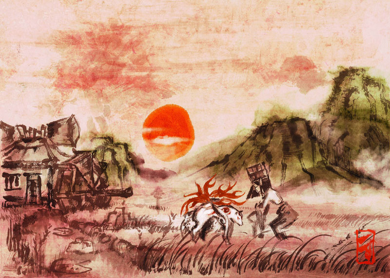 Okami PS2 ISO Download –  PPSSPP
