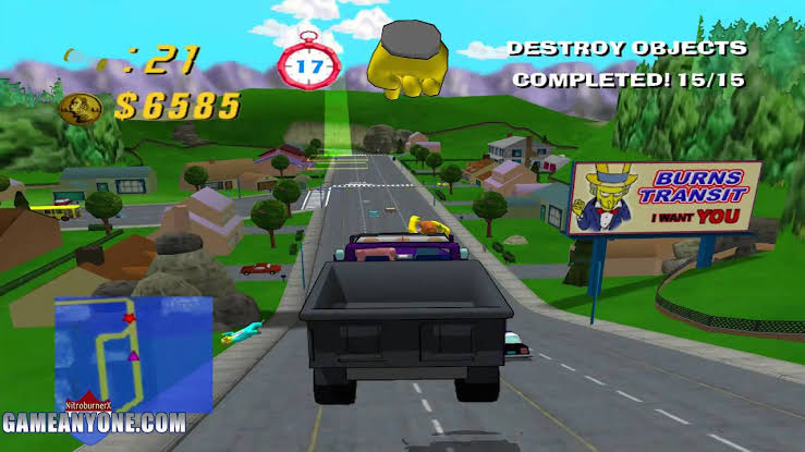 Simpsons, The - Road Rage (USA) ISO < PS2 ISOs | Emuparadise