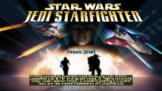 Screenshot Thumbnail / Media File 1 for Star Wars - Jedi Starfighter (USA)