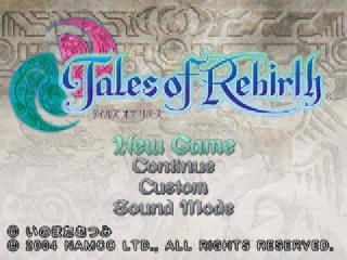 Screenshot Thumbnail / Media File 1 for Tales of Rebirth (Japan)