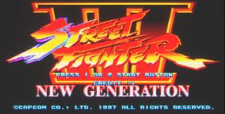 Screenshot Thumbnail / Media File 1 for Street Fighter III - New Generation (JP)