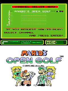 Screenshot Thumbnail / Media File 1 for Mario's Open Golf (PlayChoice-10)