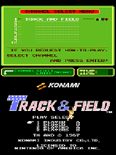 Screenshot Thumbnail / Media File 1 for Track & Field (PlayChoice-10)