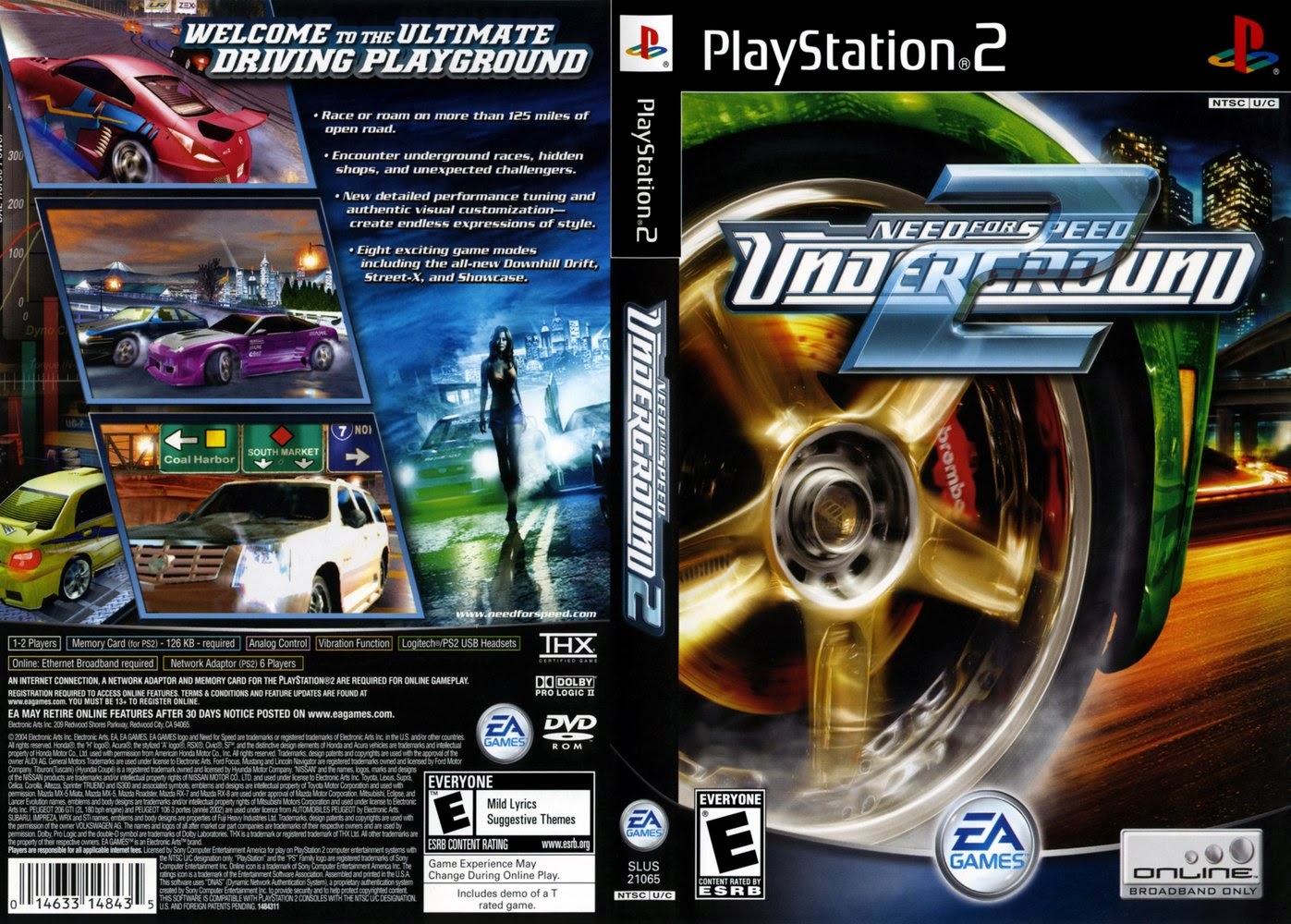 nfsu 2 ps2