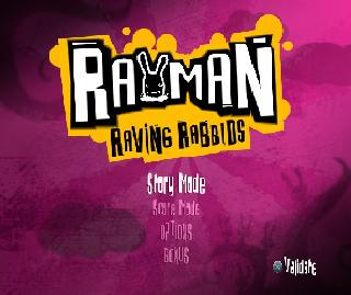 Screenshot Thumbnail / Media File 1 for Rayman - Raving Rabbids (Europe) (En,Fr,De,Es,It,Nl)