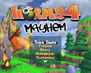 Screenshot Thumbnail / Media File 1 for Worms 4 - Mayhem (Europe) (En,Fr,De,Es,It)