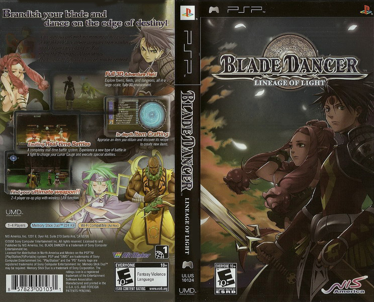 Blade Dancer Lineage Of Light Usa Iso Psp Isos Emuparadise