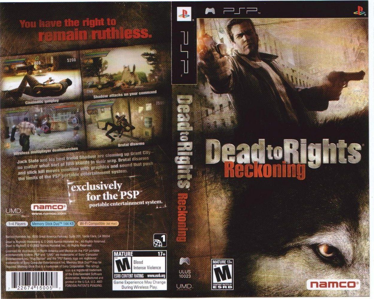 Dead To Rights Reckoning Usa Iso Psp Isos Emuparadise