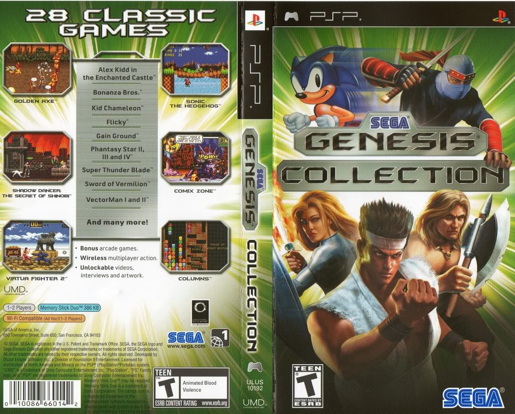 Sonic Genesis Collection Psp Iso