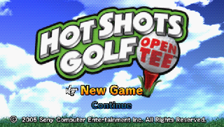 sony hot shots golf open tee